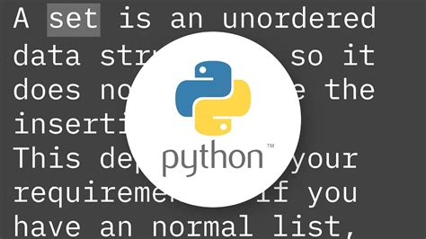 Python Tips: Convert Lists to Sets and Discover How it Changes Element Order